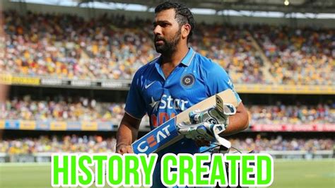 Arey Yeh Kya Kar Diya Rohit Sharma Created History Now 😱 Icc