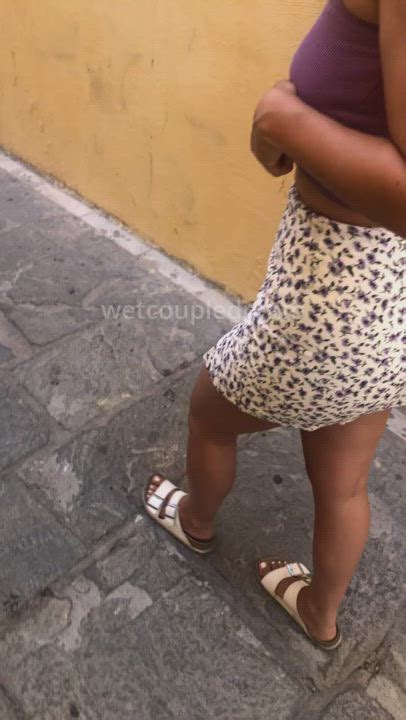 Dropped My Pierced Tits In A Busy Street Scrolller