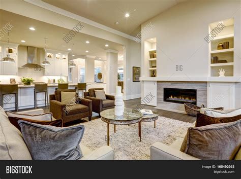Chic Living Room Image And Photo Free Trial Bigstock