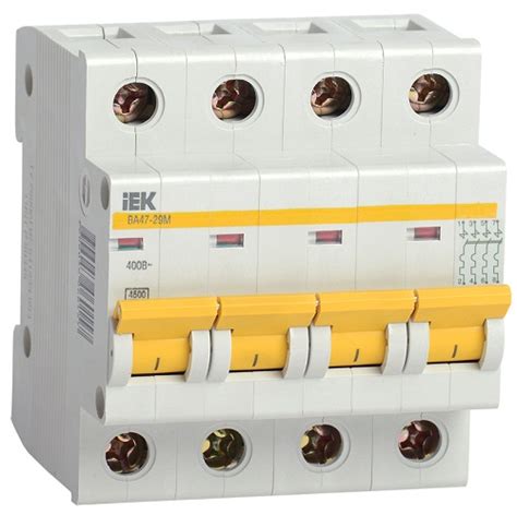 ავტომატური ამომრთველი IEK ВА47-29M 4P C32 - Extra.ge - 257109