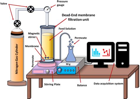 Schematic Depiction For The Dead End Filtration Unit Download Scientific Diagram