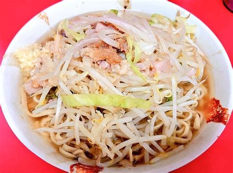 『小ラーメンニンニク・アブラ』ラーメン二郎 一橋学園店のレビュー ラーメンデータベース