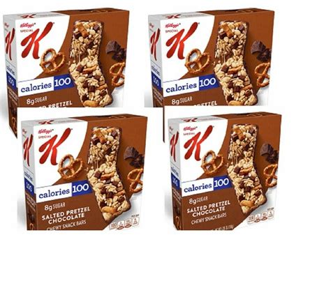 Kellogg S Special K Salted Pretzel Chocolate Chewy Snack Bars