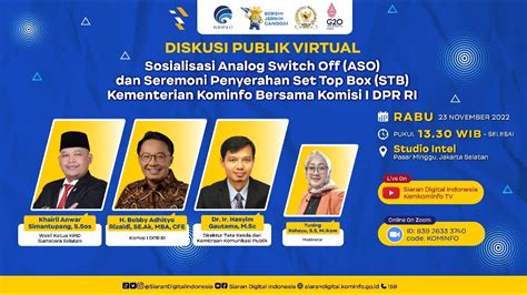 Sosialisasi Aso Dan Seremoni Penyerahan Bantuan Stb Kementerian Kominfo