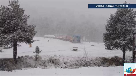 Cae Nieve En El Estado De México Así Amaneció La Zona Del Nevado De