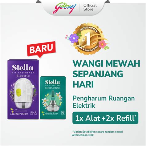 Jual Stella Air Freshener Electric Set Refill Jasmine Breeze