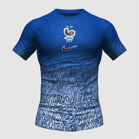 France Home Concept Based On A SETTPACE Jersey FIFA 23 Kit Creator