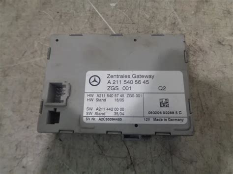 2005 MERCEDES BENZ E Class W211 Gateway Control Module Ecu A2115405645