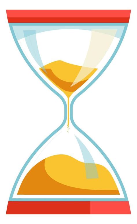 Sandglass With Sand Hourglass Telling Time Vector 17712361 Vector Art At Vecteezy