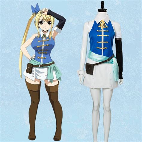 Fairy Tail Lucy Heartfilia Cp Cosplay Costume Made New Fashion