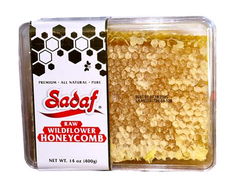 Grade A Raw Wildflower Honeycomb Sadaf Asal Ba Moom Kalamala