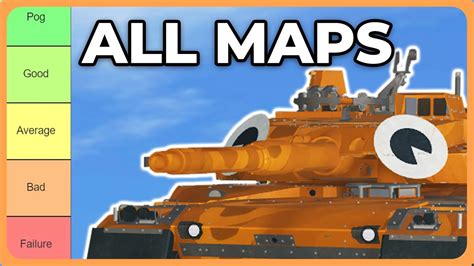 The ULTIMATE Cursed Tank Simulator Map Tier List YouTube