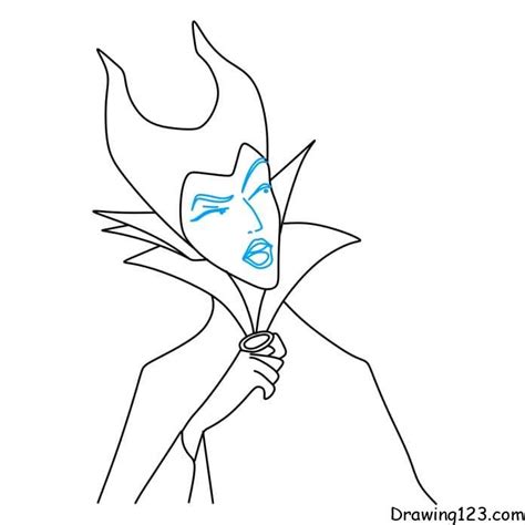 Maleficent Eyes Drawing