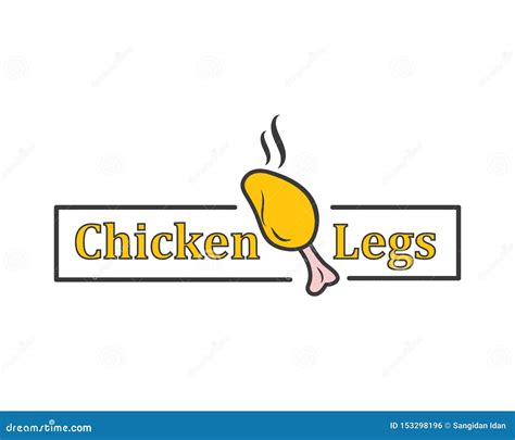 Ejemplo Del Logotipo Del Icono Del Pollo Frito Ilustraci N Del Vector