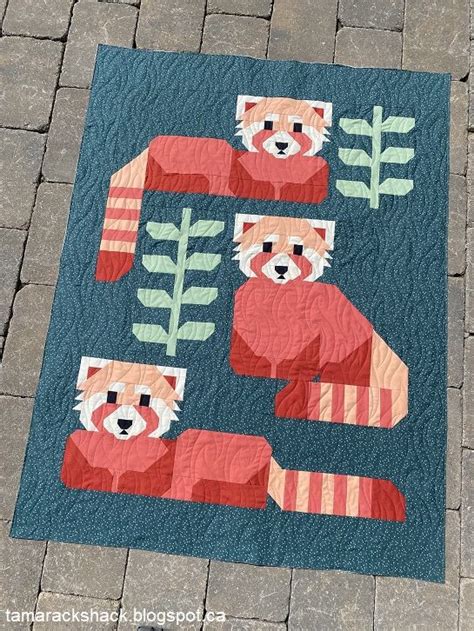 Lap Quilts Quilt Blocks Elizabeth Hartman Quilts Panda Quilt Improv