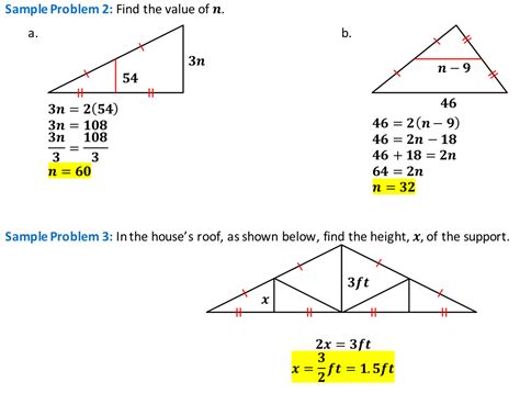 Midsegments Of Triangles Teaching Geometry