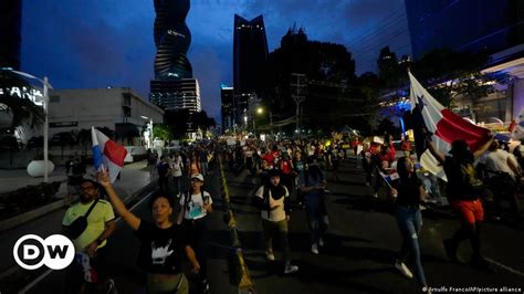 Contin An Las Multitudinarias Protestas En Panam Dw