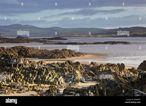 Fleet Bay Gatehouse Of Fleet Dumfries And Galloway Scotland Stock