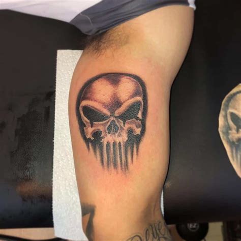 Top 73+ Best Punisher Skull Tattoos Ideas - [2021 Inspiration Guide]