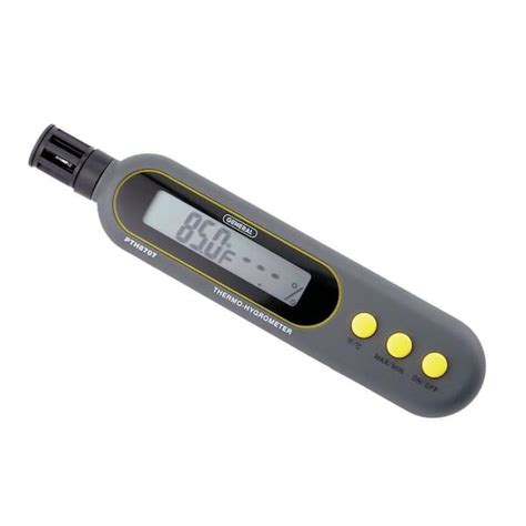 General Tools Compact Thermo Hygrometer Pen Tool With Clip For Humidity