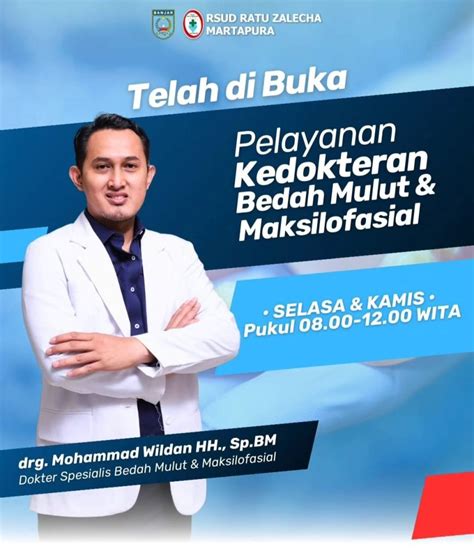 Pelayanan Kedokteran Bedah Mulut Dan Maksilofasial Kini Hadir Di Rsud