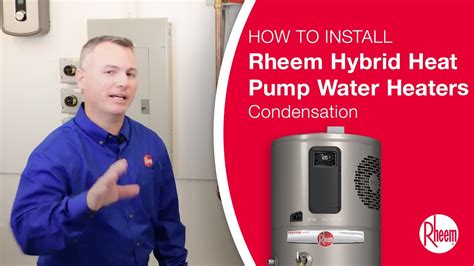 Condensate Management When Installing Rheem® Proterra™ Hybrid Electric Heat Pump Water Heaters