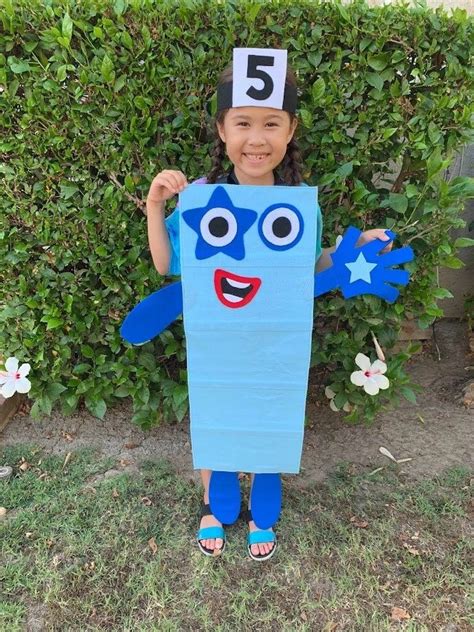 "This Numberblocks Five (5) themed Halloween / Birthday costume is 100% handmade in California ...