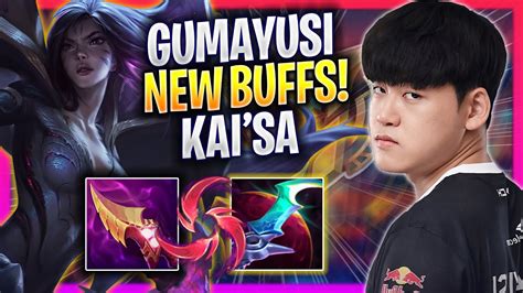 GUMAYUSI PLAYS KAI SA WITH NEW BUFFS T1 Gumayusi Plays Kai Sa ADC Vs