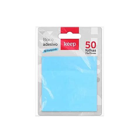 Post It Keep Transparente Azul Annapapelaria Br