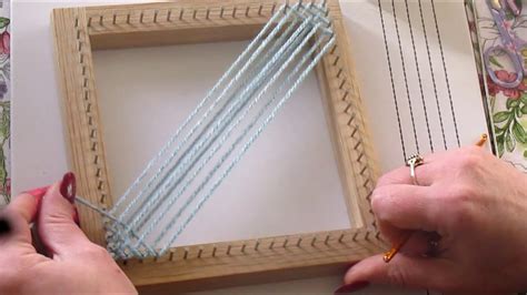 Beginners Tutorial Weaving Your First Square With A Pin Loom YouTube