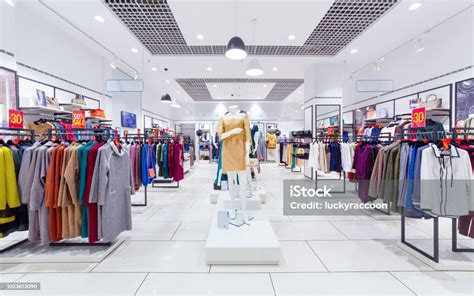 Interior Of Clothing Store Stock Photo Download Image Now Clothing