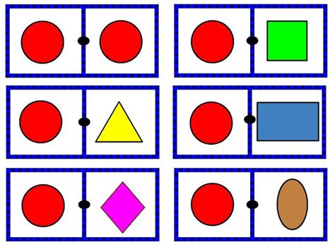 Giochiamo A Domino Con Le Figure Geometriche Il Blog Di Mamma E Casalinga