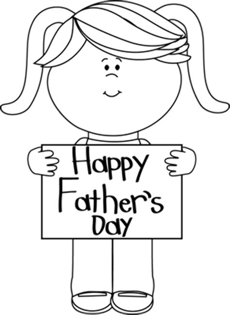 Download High Quality fathers day clipart black and white Transparent ...