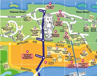 Sentosa Island Map