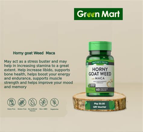 Nature S Truth Horny Goat Weed With Maca 60 Capsules Lazada PH