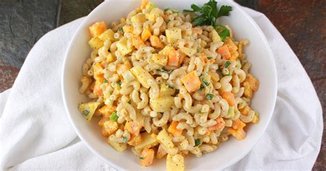 Pineapple And Butternut Macaroni Salad Palatable Pastime Palatable