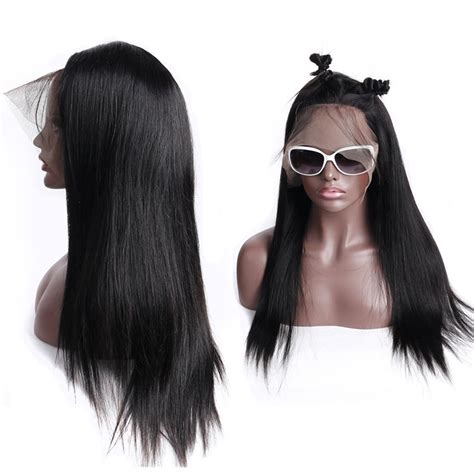 Amazon Lace Frontal Wigs Brazilian Straight Human Hair Wig