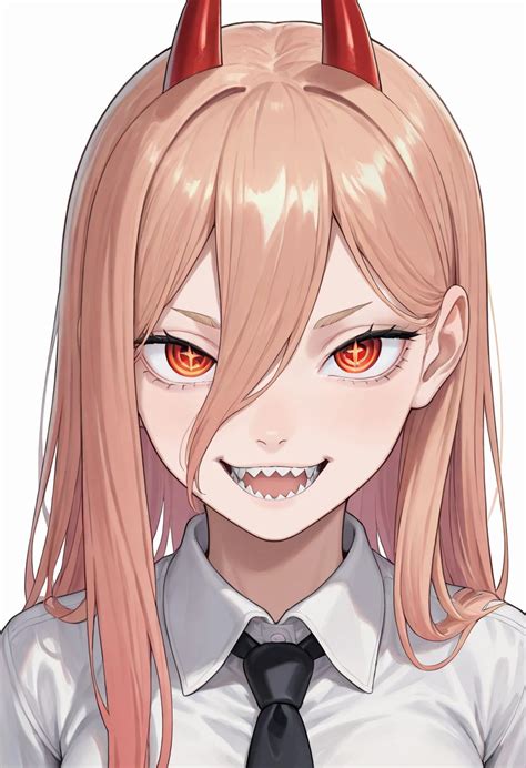 Absurdres 1girl Power Chainsaw Man Pink Hair Blonde Hair SeaArt AI