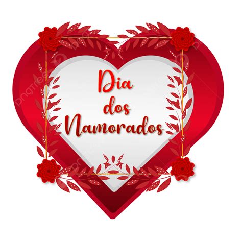 Dia Dos Namorados Vector Hd Png Images Dia Dos Namorados With Text And Hearts Dia Dos