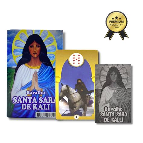 Baralho Tarot Santa Sara De Kali Tarot Lenormand Com 36 Cartas Manual