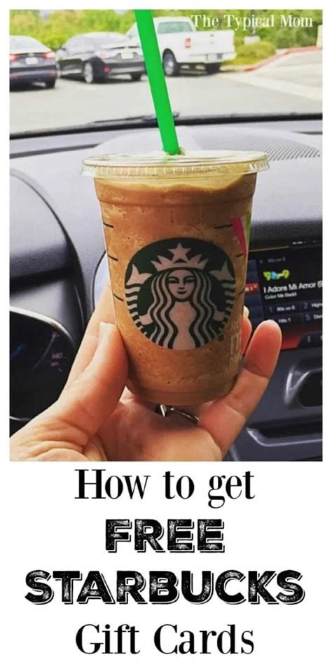 How To Get Free Starbucks Gift Cards Really Works