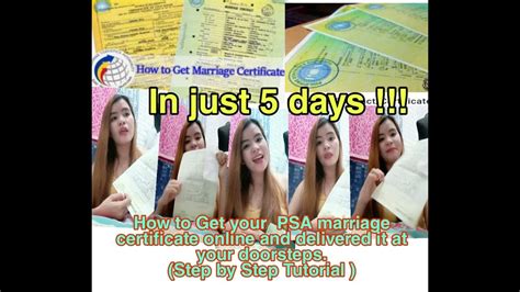 How To Get Your Psa Marriage Certificate In Just Days Tru Online And