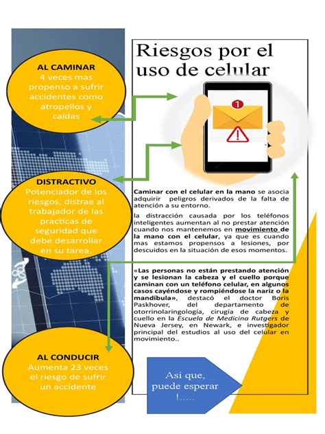 Riesgos Por El Uso De Celular Pdf