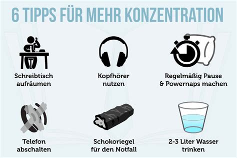 Konzentration steigern Übungen Tipps für mehr Fokus