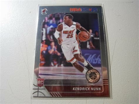 Kendrick Nunn Rookie Rc Panini Nba Hoops Premium Stock Base