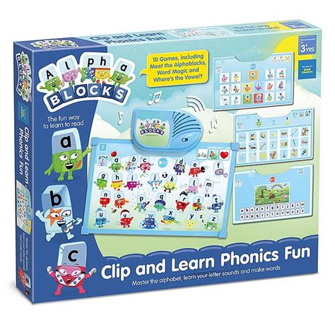 Alphablocks Clip And Learn Phonics Fun Early Learning Toys