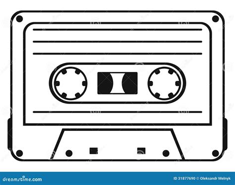 Cassetteband Vector Illustratie Illustration Of Trek 31877690