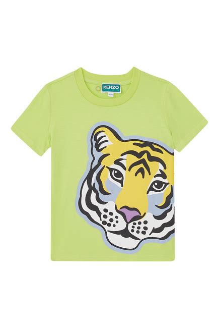 Buy Kenzo Tiger Print T Shirt For Boy Bloomingdales Uae
