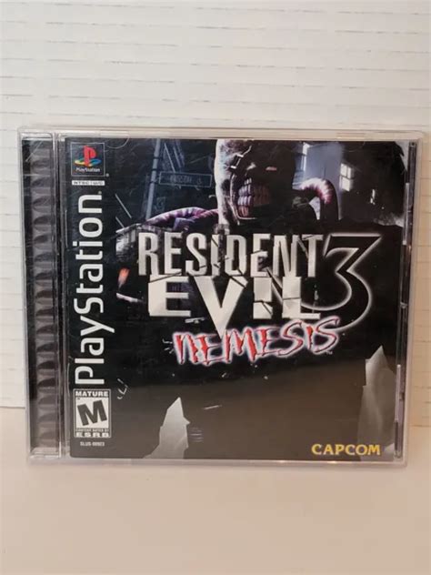 RESIDENT EVIL 3 Nemesis Sony PlayStation 1 CIB W Reg Card Clean Disc