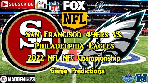 San Francisco 49ers vs. Philadelphia Eagles 2022 NFL NFC Championship ...